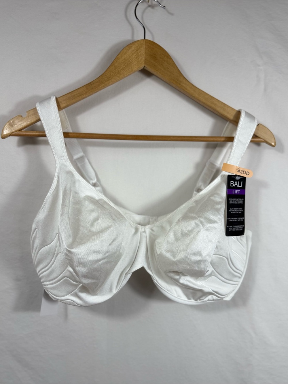 Bali White Lift Full Coverage Underwire Bra